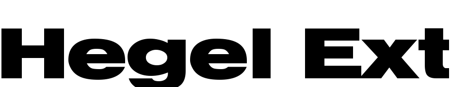 Hegel Extended Bold DB Font Download Free
